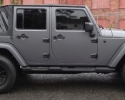 Designer Wraps Matte Dark Grey Jeep Wrangler
