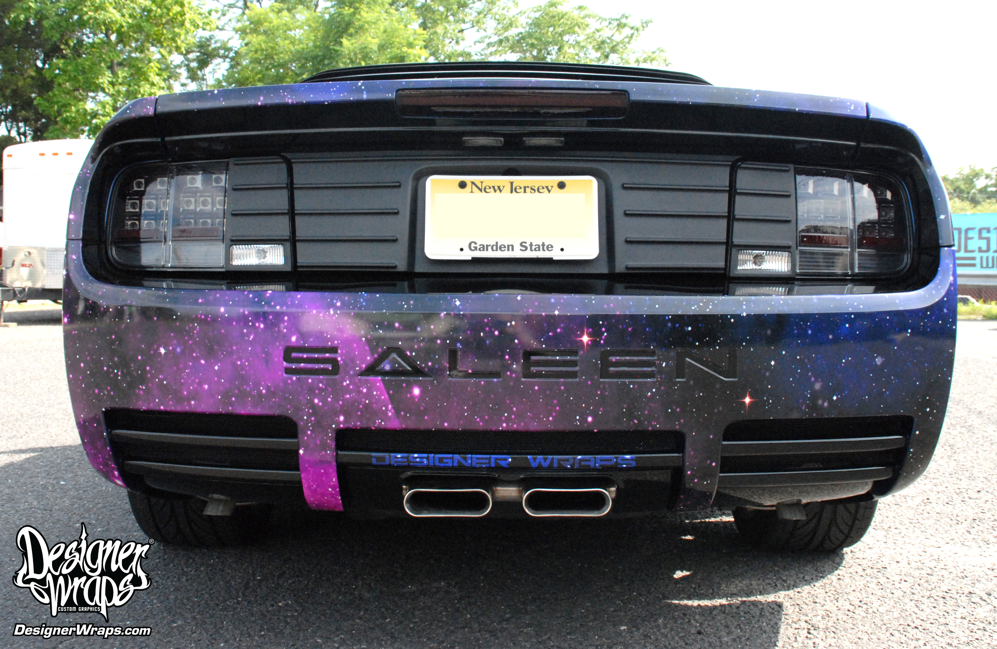 Designer Wraps - Galaxy Saleen Mustang